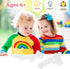 Classic Building Bricks, 200 Piece 2x4 Building Blocks STEM Creative Building Toys Compatible with All Major Brands, MOC Building Bricks DIY Play Set for Kids Age 6+ (Transparent White)