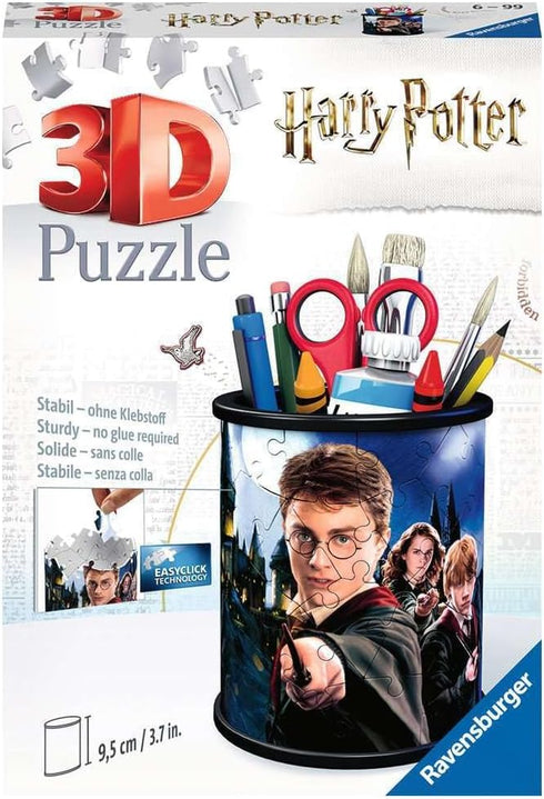 Ravensburger Harry Potter Pencil Cup 3D Puzzle for Kids - Every Piece is Unique, Perfectly Fits Together