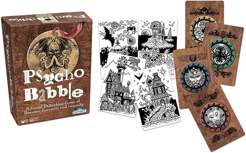 Psycho Babble - Social Deduction Party Game of Dreams, Paranoia, and Insanity for 4 to 11 Players