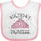 inktastic Tiara 1st Birthday Princess Baby Bib