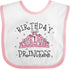 inktastic Tiara 1st Birthday Princess Baby Bib