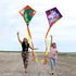 HONBO DIY Kite for Kids, Beginners Kite for Children 3 Years and Up, with 2x300cm Long Tails and 60m String