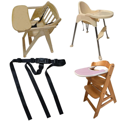 LiXiongBao 3-Point Harness Straps Belt for Child High Chair,Universal Adjustable Harness Strap Replacement for High