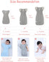 2 Pack Bycc Bynn Sleeping Blanket Sack with High Sleeve,Transitions to Arms-Free Wearable Sleeping Bag for Baby pacify
