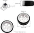 4PCS 12mm Hub Wheels, 1:10 63mm Hard Plastic RC Drift Cars On Road Touring Racing Bald Tires for Traxxas HSP Tamiya