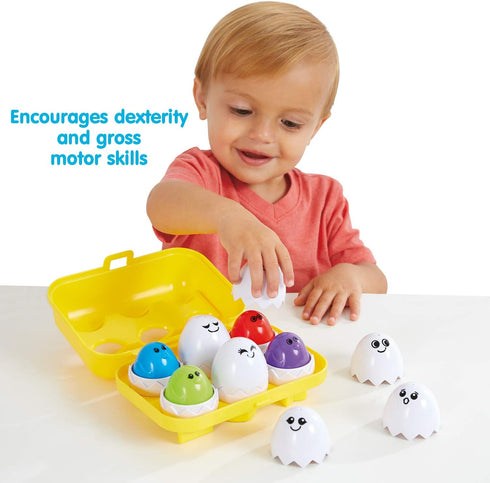 Kidoozie Peek N Peep Eggs, Mentally Stimulating Sorting & Stacking Toy for Ages 1 and Up