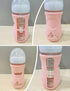QinSuiKai 4 Pack 8 OZ) Silicone Sleeves for Avent Natural Glass Baby Bottles, Anti Breakage Baby Bottle Holder