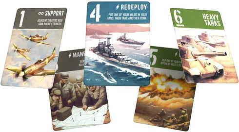 2 14+ Air, Land & Sea Strategy Card Game by Arcane Wonders | Tactical Military Battle Game with Hidden Deployment