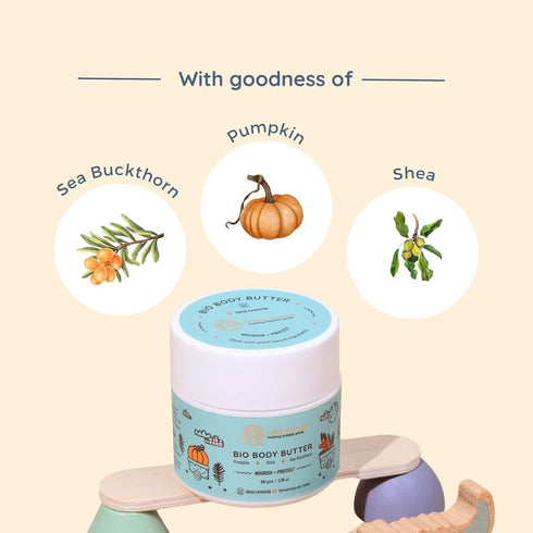 Generic (100 Little Rituals Baby BIO BODY BUTTER - NOURISH+ PROTECT Formulated with best plant botanical -PUMPKIN