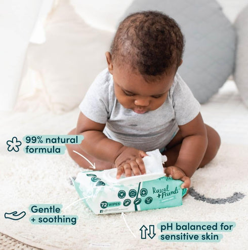 Generic (648) Rascal + Friends Sensitive Baby Wipes