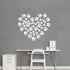 49 Pieces/Set Dog Paws Wall Decals - Vinyl Pawprints Sticker Animal Footprint Wall Art for Kids Nursery Bedroom (White)