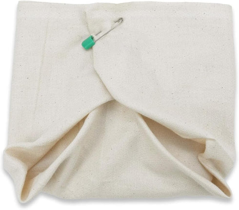 OsoCozy (Dozen) 27 30.5 100% Dozen. - Organic Flat Cloth Diapers - x - One-Layer Nappies Made of Soft, Durable Birdseye
