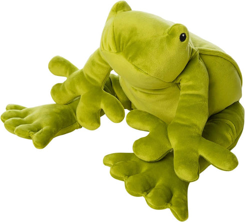 Manhattan Toy Velveteen Fidgety Frog Pond Life Toy, 14" Stuffed Animal