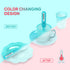 CUTE STONE Play Kitchen Sink Toys with Upgraded Real Faucet, Play Cooking Stove, Cookware Pot and Pan,Play Food, Color