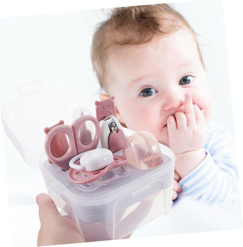 Set Newborn Grooming Essentials: Boy Girl Nail Care with Clipper, Scissors, and Tweezers