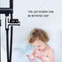 BINOXY 5~85 360Rotating Shower Thermometer Led Digital Display Baby Bath Water Thermometer Screen Celsius/Fahrenheit