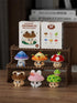 Jollcnoia Set Hide Mushroom Mini Cute Mushroom Animals Building Toy Adorable Plant Blocks for Creative Play Bonsai