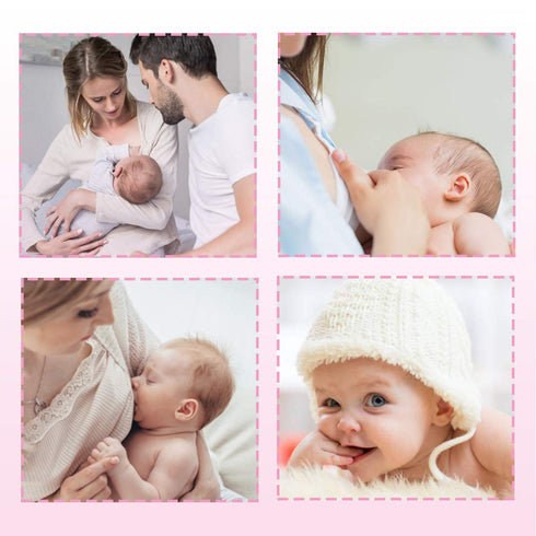 2 Pack Nipple Shields 20mm for Nursing Newborns, Breastfeeding Mothers with Carrying Case for Sore Nipples