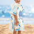 Summer Cute and Beachy Custom Name Personalized Kids Hooded Towel, Toddler Beach Cover Up, Pool Party Gift, Baby