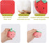 Nenalayo Throw Pillow - Strawberry Plush Pillow, Removable Fluffy Creative Gift for Kids