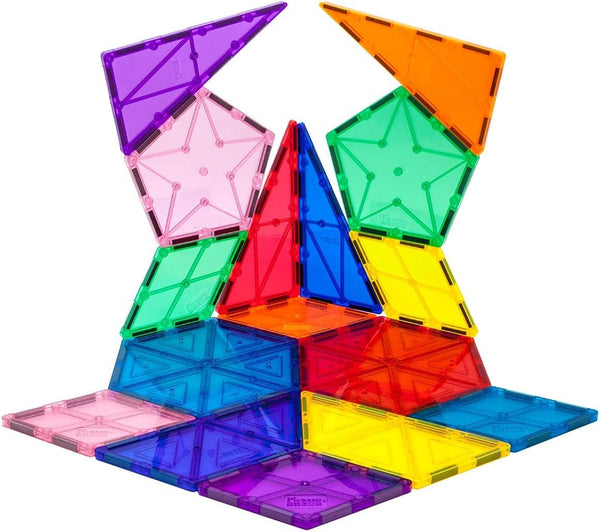 PicassoTiles Magnetic Building Block Set Geometry Shape Magnet Tiles Construction Toy STEM Learning Kit
