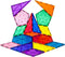 PicassoTiles Magnetic Building Block Set Geometry Shape Magnet Tiles Construction Toy STEM Learning Kit