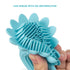 Baby Shampoo Brush Cleaning Hair Washing Brush, Soft Hair Bathing Brush, Newborn Hair Brush for Dry Skin Eczema (Blue)