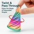 9 Packs Toy,3D Impossible Cone,Spiral Cone Fidget Toy Impossible Pyramid Passthrough Printed Spiral Cone Fidget