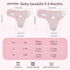 Set 3 Pack, Small(0-3Month) insular Baby Swaddle Wrap, Swaddle Blanket for Newborn and Infant, Adjustable Swaddling