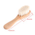 Shinycome Wooden Baby Safety Comb Woolen H Brush Care Kids Massage Baby Kit Safety