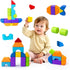 Pairez Toys Magnetic Blocks, Large Building Blocks for Toddlers 1-3, Multi-Shape 3D
