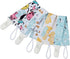 Baby Pacifier Clips, 4 Pack Binky Holder and Leash for Boys and Girls, Universal Fit for Teethers & Toys