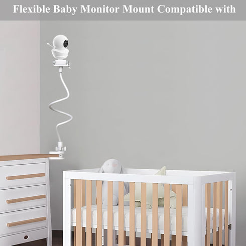 Derebir S2/ V43 /V24 1/4 Baby Monitor Mount Stand Compatible with Babysense Max View HD Camera Flexible Clip Clamp