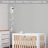 Derebir S2/ V43 /V24 1/4 Baby Monitor Mount Stand Compatible with Babysense Max View HD Camera Flexible Clip Clamp