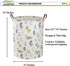 Baby Laundry Hamper, Kids Laundry Basket, Waterproof Storage Bin for Clothes Organizer, Toys Box, Room Decor (Animal)