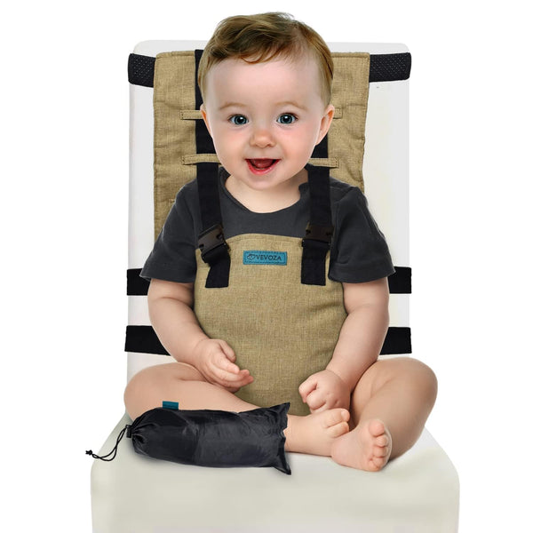 VEVOZA Baby Portable High Chair for Travel | Essential Travel Highchair | Baby