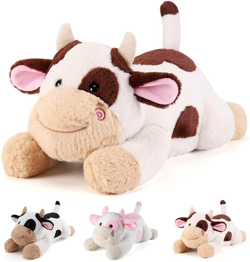 gnomantic Cow Weighted Stuffed Animals - 22 Inch 4.5 Pounds Weighted Plushies