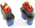 DGZZI 2pcs T Plug Deans Style Wireless Connector, Male T-Plug to Female EC5 Style Adapter for RC Lipo Battery