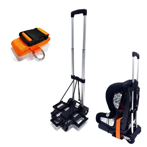 Car Seat Travel Cart for Airport - Carseat Roller for Traveling. Extendable