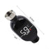 LivGrain 304 0-99C Shower Thermometer - Digital for CELSIUS Display, Color-Coded Temperature Indicator, Stainless Steel