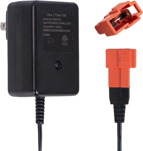 Universal 6V Charger for Kids Ride-On Toys, Compatible with BMX X6, Kid TRAX GMC, Electric Vehicle Power Adapter