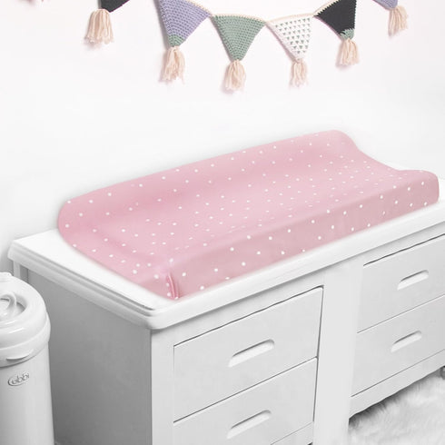 Magik & Kover 4 Pack 32"x16" Changing Pad Cover Fitted for Boys Girls, Baby Changing Table Cover Sheets Neutral, Soft