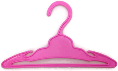 12 18 Inch Doll Hangers Pink for Doll Clothes Girl, Doll Accessories