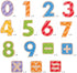 Bigjigs Toys Colourful Educational Wooden Magnetic Numbers and Symbols