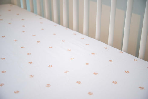 Set, 2 Pack, 100% 28 52 Elys & Co. Crib Sheets Baby Girl Fitted Crib Mattress Sheet Jersey Knit Cotton, Infant
