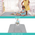 2 Pack 42''46'' Splat Mat for Under High Chair & Arts & Crafts & Eating Mess, Waterproof Baby Playtime Anti-Slip High