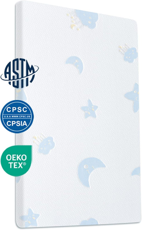 Ressainic Pack and Play Mattress Pad, Portable Crib Pack N Play Mattresses, 38"