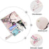Gravopti Set 2, Flower Angel Butterfly Wet Dry Bags of Reusable Waterproof Organizer with Zipper Pockets for Baby