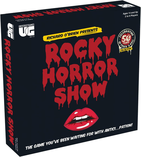 University Games Rocky Horror Show Party Game for Lovers of Rocky Horror Picture Show, Ages 12 and Up