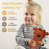 Baby TV Remote Control Toy with Cute Crab Soft Silicone Cover, Educational Musical Toy for 6m+ Toddlers